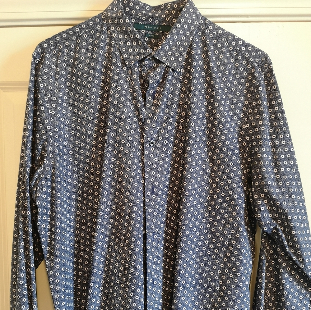 Perry Ellis Slim Fit Cotton printed t-shirt